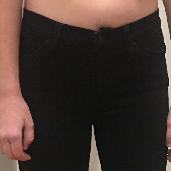 Hudson size 24 black skinny jeans - Picture 5 of 8
